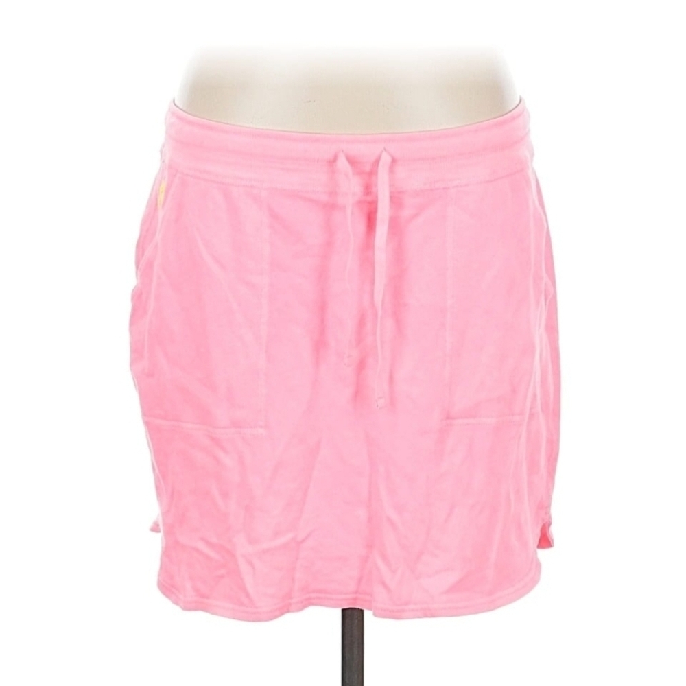 Polo Ralph Lauren Neon Pink Terry cloth Skirt Yellow Pony Size M Tennis Golf